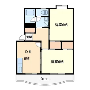 イイノレジデンス【2階】の間取り