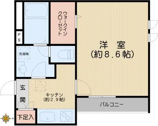 めぞん まつぼっくり【1階】の間取り