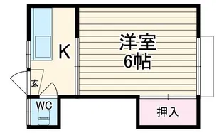 野村荘【2階】の間取り