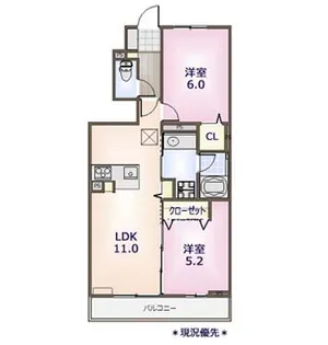 Diana hills ディアナヒルズ【1階】の間取り