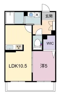 シャーメゾンRAC下鈎【3階】の間取り