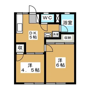 調布ニューハイツ【1階】の間取り