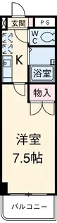 ハイツサンルート【3階】の間取り