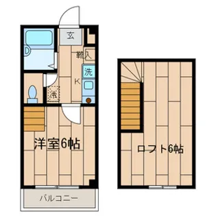 KYハイツ-猪方1丁目-【1階】の間取り
