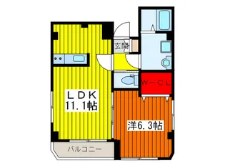 ロイヤルシティニュ-赤羽II【4階】の間取り
