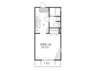 北松戸パルコート【2階】の間取り