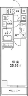 パークロッジ久我山【2階】の間取り