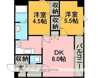 第23松井ビル【3階】の間取り