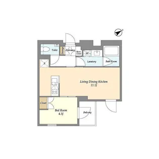 Lumina Court Takaidoの間取り