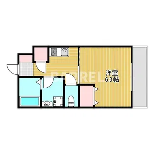 ナウハウス伊丹【1階】の間取り