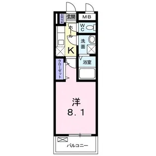 ジャラン チャンティック【3階】の間取り