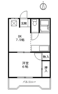 第1加藤ビル【5階】の間取り