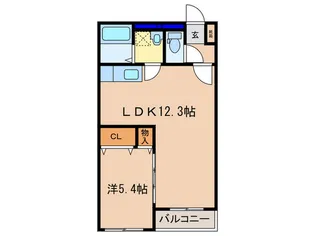 Anesis守山III【2階】の間取り
