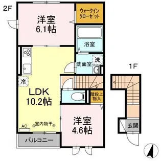 Colmar【2階】の間取り
