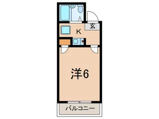 エスト住吉【2階】の間取り