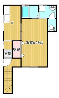 ボヌール東万代【2階】の間取り