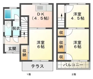 柴田ハイツ【1階】の間取り