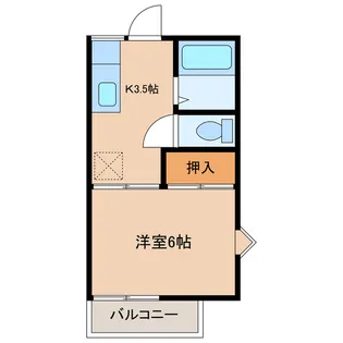 コーポさゆり【2階】の間取り