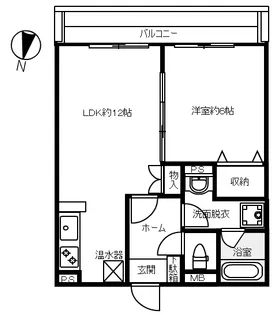 セレッソ小新【2階】の間取り