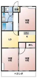 アルパインローズ【2階】の間取り