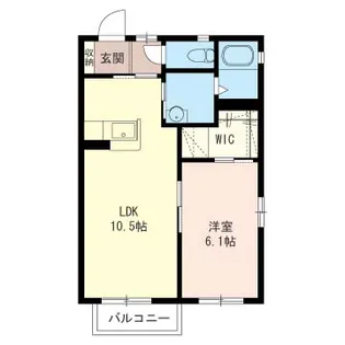 パストラルコートVII【1階】の間取り