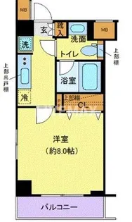 クレヴィスタ西馬込【4階】の間取り