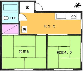 サンハイツ田村【3階】の間取り