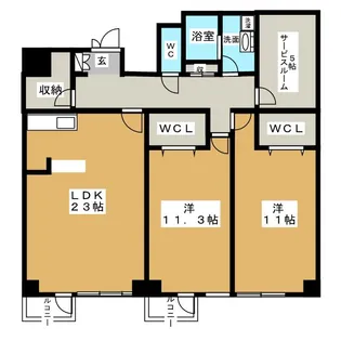 チサンマンション池下【4階】の間取り