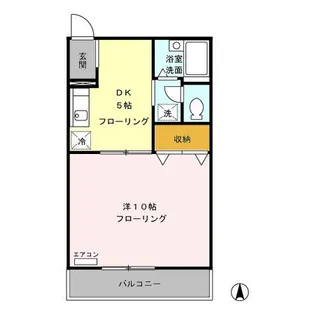 ジュネス恵比寿【1階】の間取り