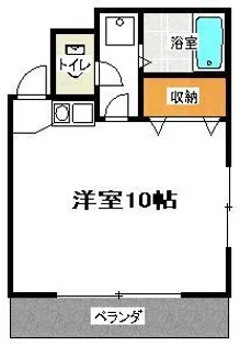 第2ハマノビル【2階】の間取り