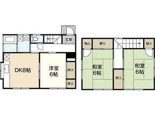 広島県広島市安佐南区東野2【一戸建】の間取り