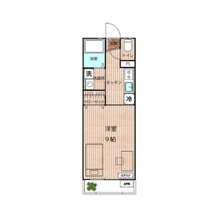 モアナ・イーレ【2階】の間取り