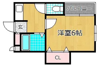 ドリームハイツ長尾【3階】の間取り
