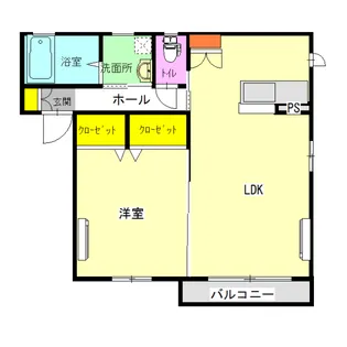 ルピナス F201【2階】の間取り