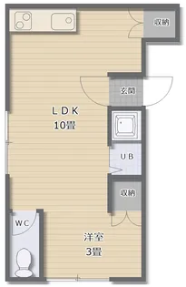 セントラルハイム【1階】の間取り