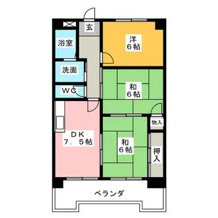 ヒライマンション【2階】の間取り