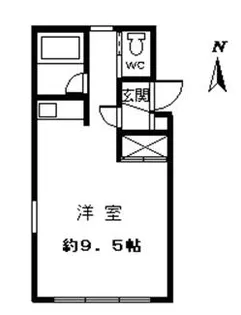 T-WINビル【3階】の間取り