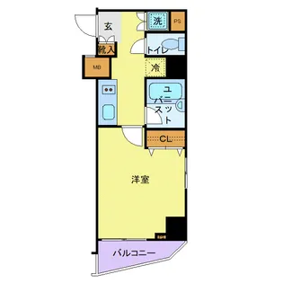 パークウェル文京千石【2階】の間取り