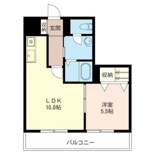 ヴァンヴェストB【1階】の間取り
