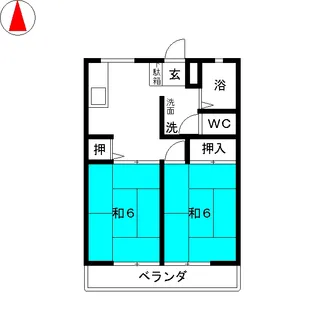 メゾンエクセル【2階】の間取り