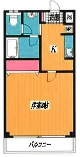 キャンパーツリー1号館【2階】の間取り