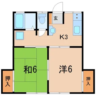 フレグランス【2階】の間取り