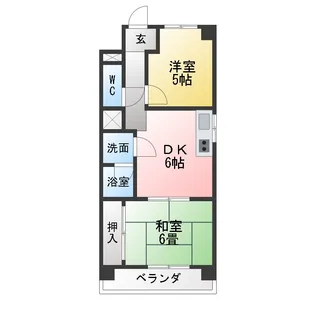 松原メイトマンション【3階】の間取り