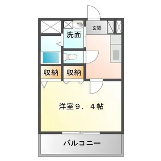 マリベール【1階】の間取り