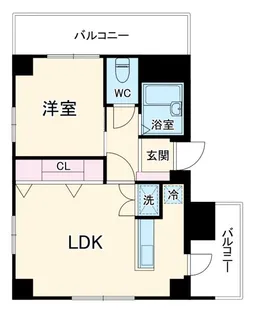 ヴァンサンカン【3階】の間取り