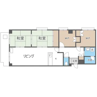 ラファイエット宮ヶ丘【2階】の間取り