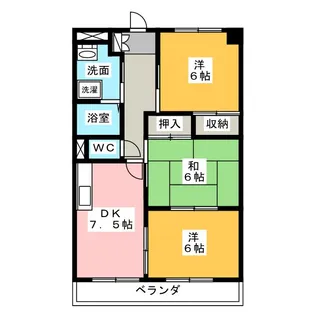 サイレントヴィラ【2階】の間取り