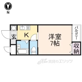 第48長栄レイク唐橋【3階】の間取り