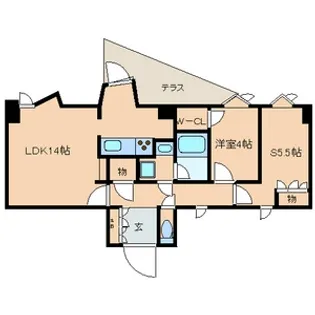 レジディア文京音羽【1階】の間取り