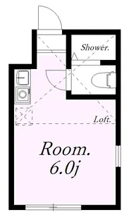 ユナイト上大岡パルフェット【1階】の間取り